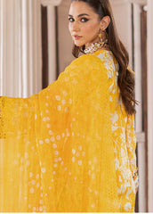 Al-Zohaib Sunshine Bloom Schiffli Embroidered Lawn Suits with Embroidered Chikankari Schiffli Dupatta Unstitched 3 Piece AZS25SB S-06- Summer Collection