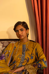 Sana Safinaz Embroidered Linen Suits Unstitched 3 Piece M243-025B-3DB – Luxury Winter Collection