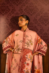 Sana Safinaz Embroidered Linen Suits Unstitched 3 Piece M243-025A-3DB – Luxury Winter Collection