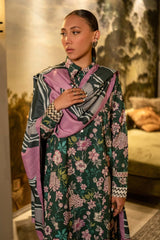 M Basics by Maria B Printed Khaddar Suits Unstitched 3 Piece MB24MB D-04 B – Winter Collection
