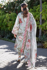Baroque Embroidered Lawn Suits Unstitched 3 Piece BQ25EL- UF-4071- Summer Collection