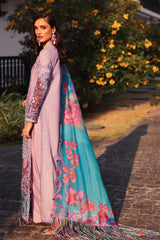 Afrozeh Embroidered Lawn Suits Unstitched 3 Piece AF25UL25 D-08 Chrysa – Luxury Collection