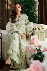 Qalamkar Chikankari Lawn Suit Unstitched 3 Piece QLM25CE CS-04 Erza – Summer Collection