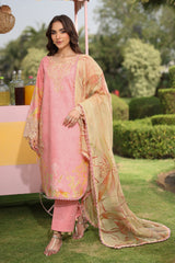 Lifestyle by Rang Rasiya Embroidered Lawn Suits Unstitched 3 Piece RR25V07SL D-12 Vaneeza – Summer Collection