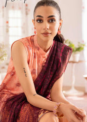 Cross Stitch Embroidered Lawn Suits Unstitched 3 Piece CS23EL 24 Vibrant Fleck – Eid Collection-