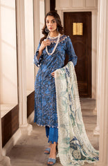 Al-Zohaib Sunshine Bloom Schiffli Embroidered Lawn Suits with Embroidered Chikankari Schiffli Dupatta Unstitched 3 Piece AZS25SB S-01 – Summer Collection