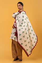 Sana Safinaz Embroidered Khaddar Suits Unstitched 3 Piece H243-001B-3CQ – Luxury Winter Collection