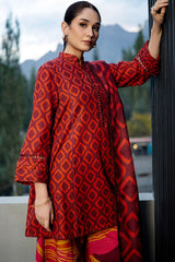 M Basics by Maria B Printed Khaddar Suits Unstitched 3 Piece MB24MB D-06 B – Winter Collection