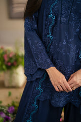 Azure Embroidered Lawn Suits Unstitched 3 Piece AZU25LL Sapphire Veil – Summer Collection