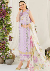 Pretty In Pink By Asifa And Nabeel Embroidered Lawn Suit Unstitched 3 Piece AN24L PP-8 Babys Breath – Summer Collection