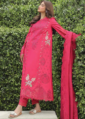 Qalamkar Chikankari Lawn Suit Unstitched 3 Piece QLM24F PS-06 Maliha – Festive Collection