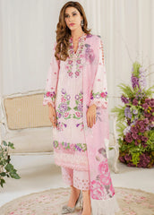 Pretty In Pink By Asifa And Nabeel Embroidered Lawn Suit Unstitched 3 Piece AN24L PP-9 Sedum – Summer Collection