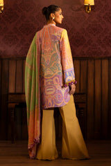 Sana Safinaz Embroidered Linen Suits Unstitched 3 Piece M243-016A-3DB – Luxury Winter Collection