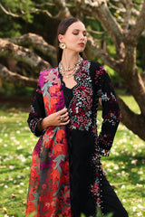 Afrozeh Embroidered Lawn Suits Unstitched 3 Piece AF25UL25 D-03 Elva – Luxury Collection