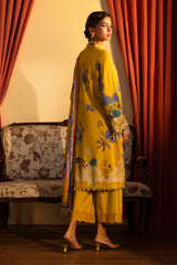 Sana Safinaz Embroidered Linen Suits Unstitched 3 Piece M243-025B-3DB – Luxury Winter Collection