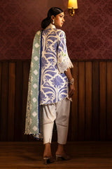 Sana Safinaz Embroidered Linen Suits Unstitched 3 Piece M243-024B-3CQ – Luxury Winter Collection