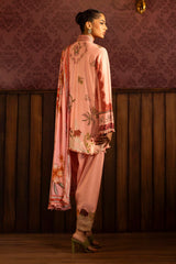 Sana Safinaz Embroidered Linen Suits Unstitched 3 Piece M243-025A-3DB – Luxury Winter Collection