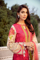 Charizma Signature Embroidered Lawn Suit Unstitched 3 Piece CRSL0-D09 – Eid Collection