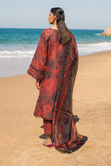 Baroque Embroidered Lawn Suits Unstitched 3 Piece BQ25EL- UF-4117- Summer Collection