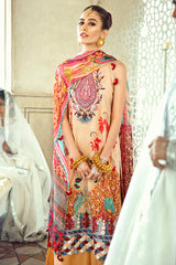 Cross Stitch Luxury Lawn Embroidered Suits Unstitched 3 Piece Collection – Ruby Musk- 09