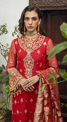 Anaya Embroidered Chiffon Suits Unstitched 3 Piece AKC22WD AKW22-07 Hiranur – Wedding Collection