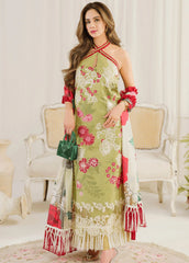Pretty In Pink By Asifa And Nabeel Embroidered Lawn Suit Unstitched 3 Piece AN24L PP-7 Cosmos – Summer Collection