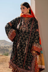 Sana Safinaz Embroidered Slub Suits Unstitched 3 Piece S231-004A-CP – Luxury Winter Collection