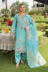 Lifestyle by Rang Rasiya Embroidered Lawn Suits Unstitched 3 Piece RR25V07SL D-01 Waliya- Summer Collection