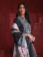 Salitex Zaria Luxury Lawn Embroidered Suits 3pc Un-Stitched – UNS24MI027UT