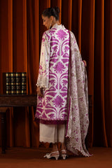 Sana Safinaz Embroidered Linen Suits Unstitched 3 Piece M243-024A-3CQ – Luxury Winter Collection