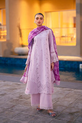 Azure Embroidered Lawn Suits Unstitched 3 Piece AZU25LL Lilac Majesty – Summer Collection