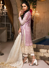 Zardan – Guzillek Embroidered Khaadi Net - Luxury Collection