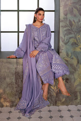 Rang Rasiya Premium Embroidered Karandi Suit Unstitched 3 Piece D-08 Latte – Winter Collection