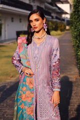 Afrozeh Embroidered Lawn Suits Unstitched 3 Piece AF25UL25 D-08 Chrysa – Luxury Collection