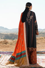 Sana Safinaz Embroidered Slub Suits Unstitched 3 Piece S231-004A-CP – Luxury Winter Collection