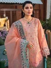 Rang Rasiya Embroidered Lawn Suits Unstitched 3 Piece RR24PE D-03 Rania – Summer Eid Collection–
