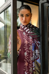 M Basics by Maria B Printed Linen Suits Unstitched 3 Piece MB24MB D-12 A – Winter Collection
