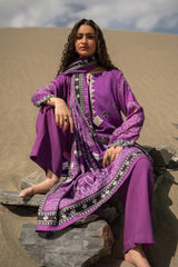 M Basics by Maria B Printed Linen Suits Unstitched 3 Piece MB24MB D-07 B – Winter Collection