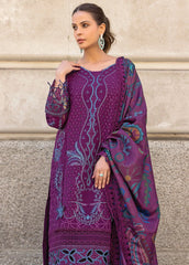 Carnation By Rang Rasiya Embroidered Slub Suit Unstitched 3 Piece RR24CE D-13 Freya – Winter Collection