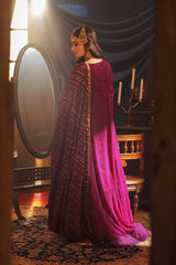 Luxe by Azure Embroidered Chiffon Suits Unstitched 3 Piece AZU24LE MFAS-121 Mysterious Fairy – Festive Collection
