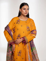 Mina By Salitex Embroidered Lawn Suit Unstitched 3 Piece SUNS24ALM028UT – Summer Collection