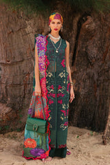 Afrozeh Embroidered Lawn Suits Unstitched 3 Piece AF25UL25 D-02 Vermora – Luxury Collection