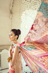 Cross Stitch Luxury Lawn Embroidered Suits Unstitched 3 Piece Collection – Ruby Musk- 09