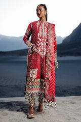 Sana Safinaz Embroidered Slub Suits Unstitched 3 Piece S241-007A-3CP – Luxury Winter Collection
