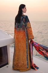 Afrozeh Embroidered Lawn Suits Unstitched 3 Piece AF25UL25 D-09 Halacy – Luxury Collection