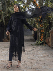 Serina by Salitex Embroidered Chikankari Lawn Suits Unstitched 3 Piece SSW6U3P044UT – Luxury Collection