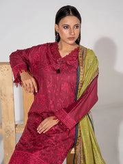 Mina By Salitex Embroidered Lawn Suit Unstitched 3 Piece SUNS24ALM029UT – Summer Collection