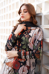 Baroque Embroidered Lawn Suits Unstitched 3 Piece BQ25EL- UF-4065- Summer Collection