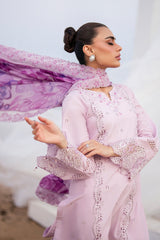 Azure Embroidered Lawn Suits Unstitched 3 Piece AZU25LL Lilac Majesty – Summer Collection
