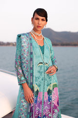 Afrozeh Embroidered Lawn Suits Unstitched 3 Piece AF25UL25 D-010 Sovana – Luxury Collection
